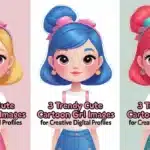 cute cartoon girl images
