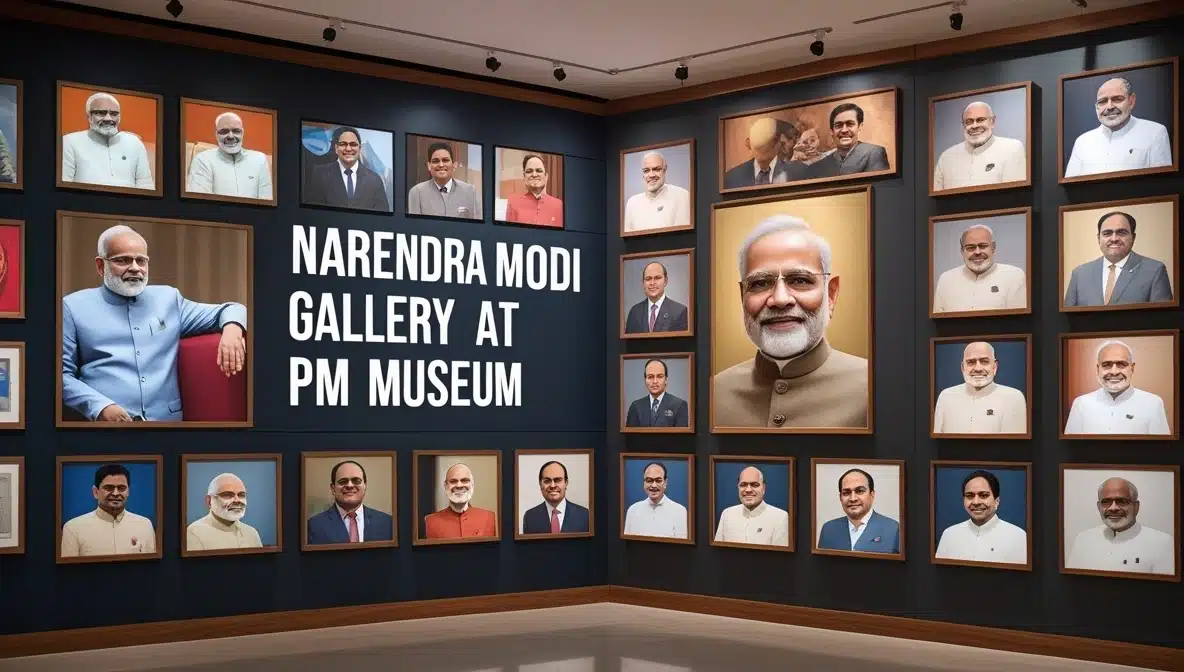 Narendra Modi Photo Gallery at PM Museum