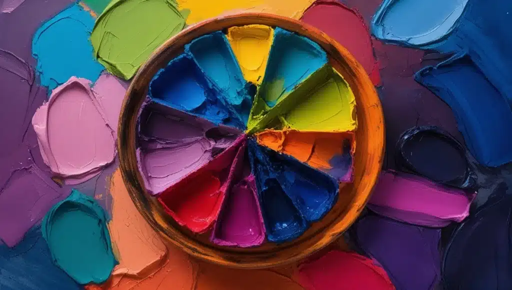Indranil Banerjee Artist's color wheel demonstrating color theory principles for painting, design, and visual composition