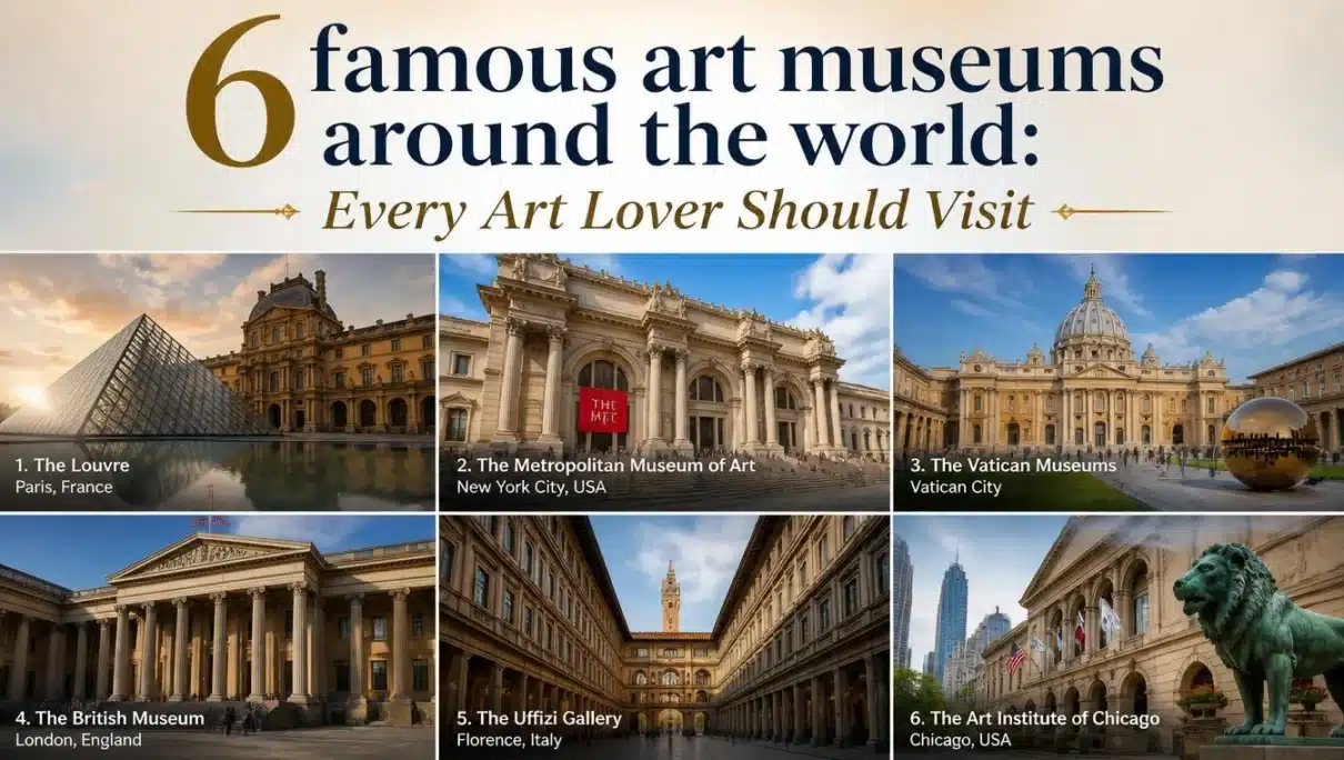 6 famous art museums around the world: Every Art Lover Should Visit