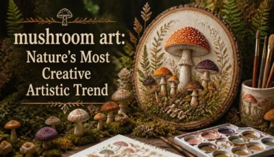 mushroom art:  Nature’s Most Creative Artistic Trend